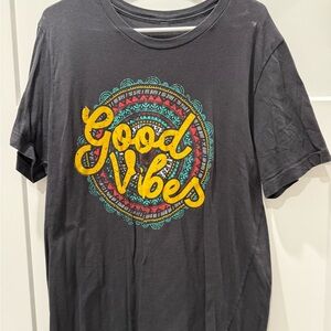 Good Vibes Graphic Tee - Black